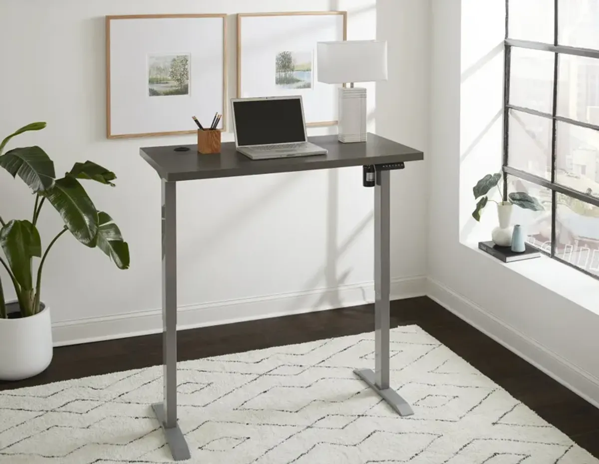 Workspace Grey Electric Lift Desk