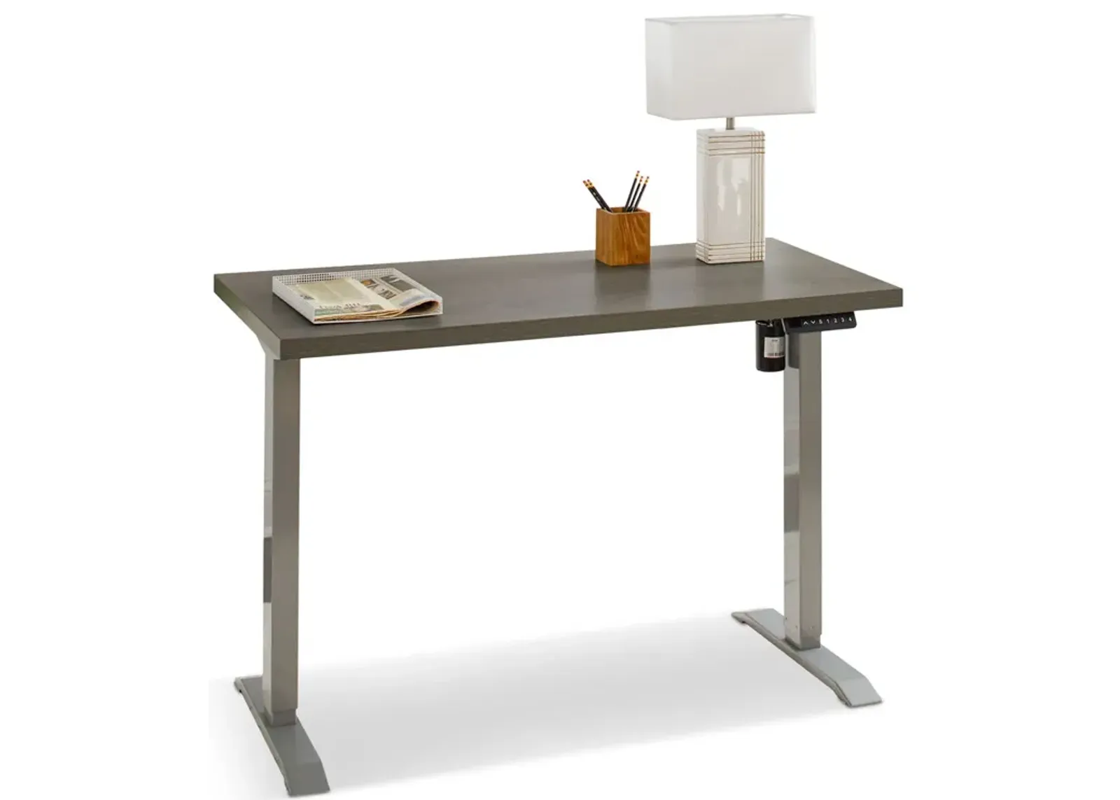 Workspace Grey Electric Lift Desk