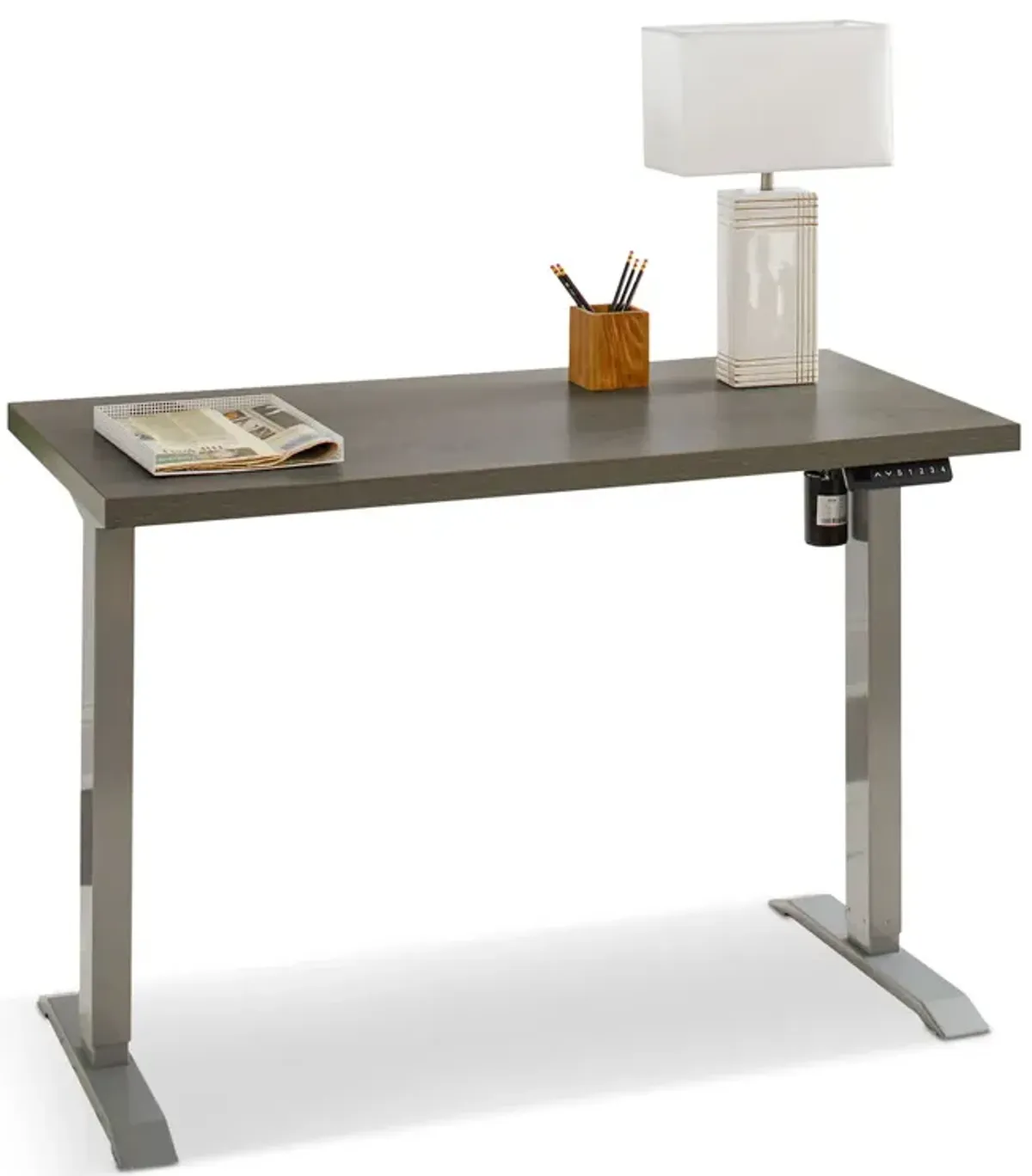 Workspace Grey Electric Lift Desk