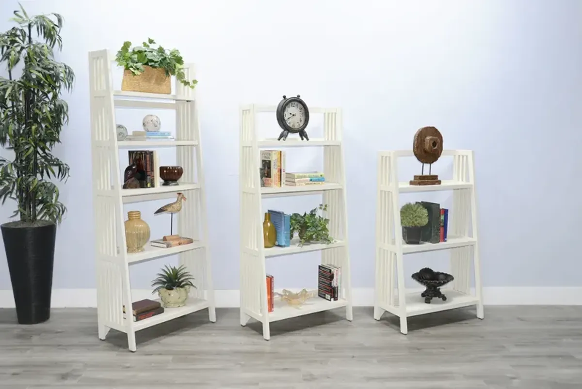 Metro 60  Bookcase - Marble White