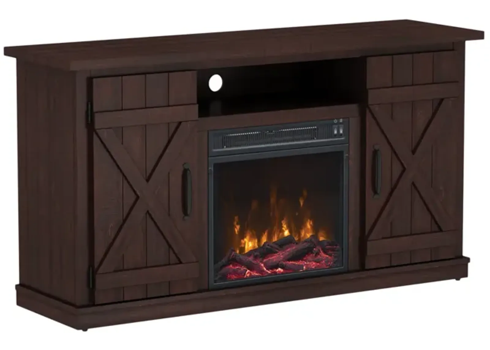 Grayville Park Electric Fireplace Media Console