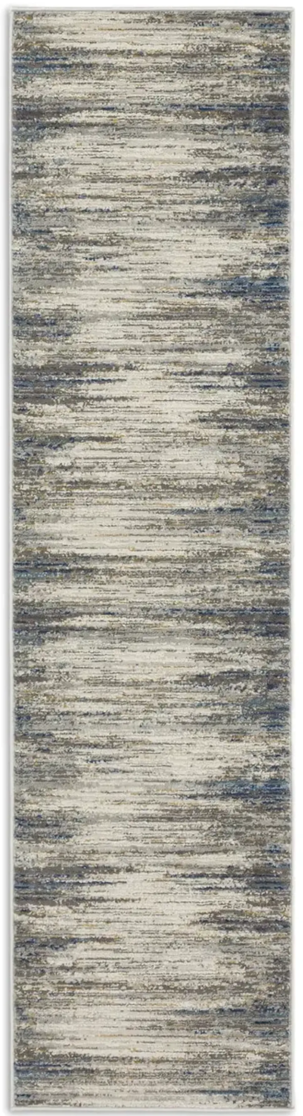 Cleopatra Bell Place Light Grey Area Rug - 2 0  X 8 0 