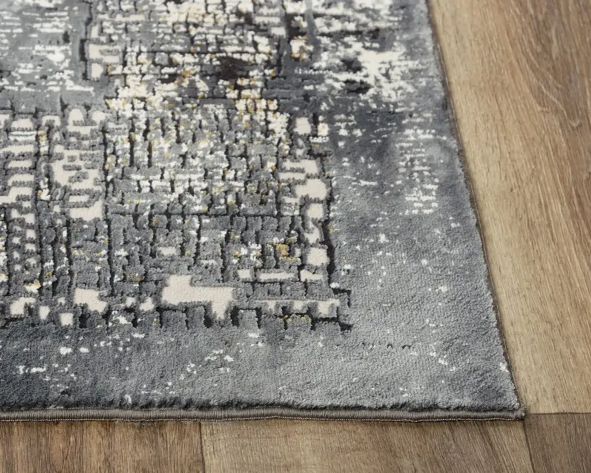 Emerge Beige Charcoal - 2 7  x 9 6  Area Rug