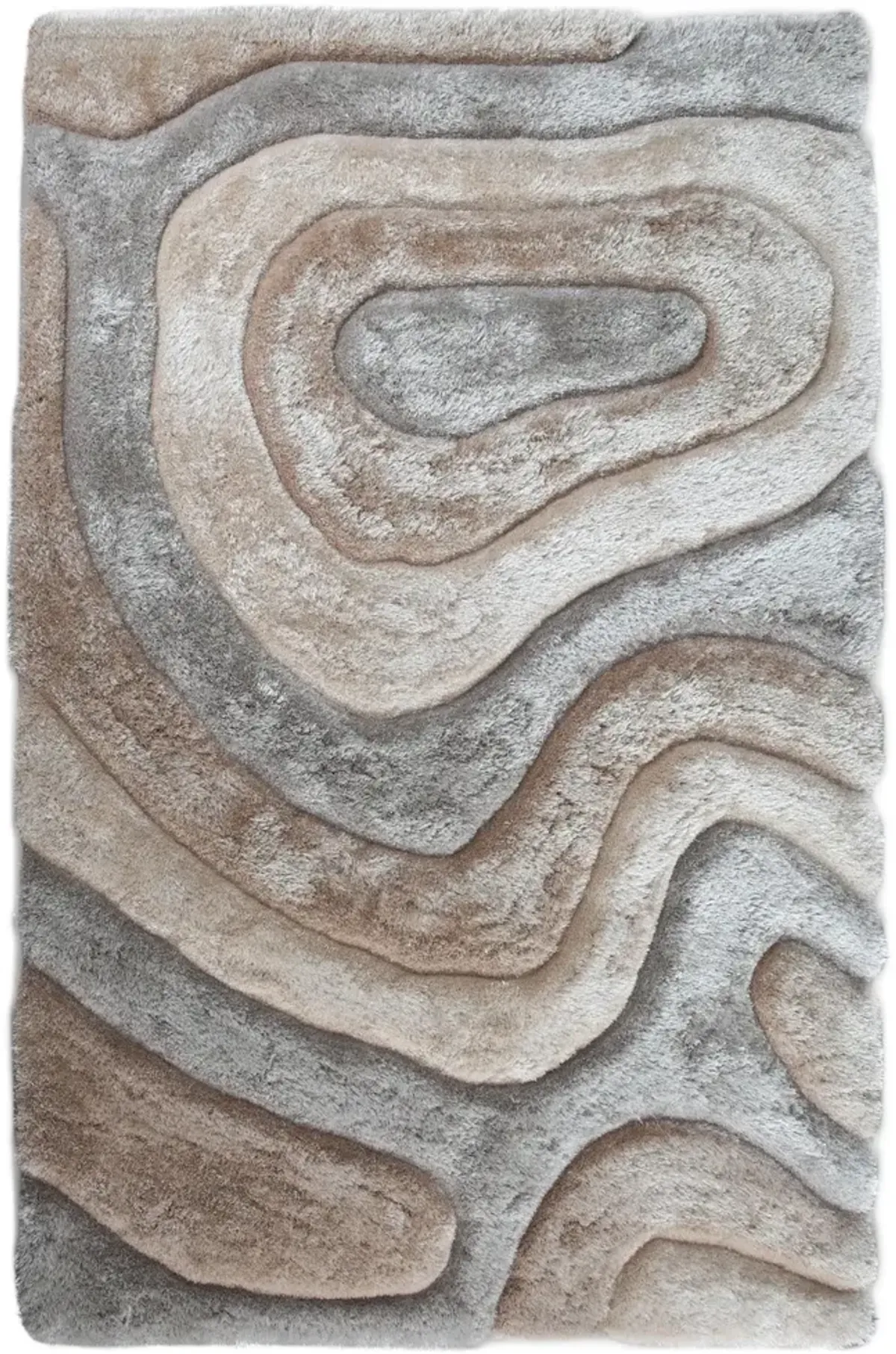 Mateos Silver Grey Carmel  - 3 6  X 5 6  Area Rug