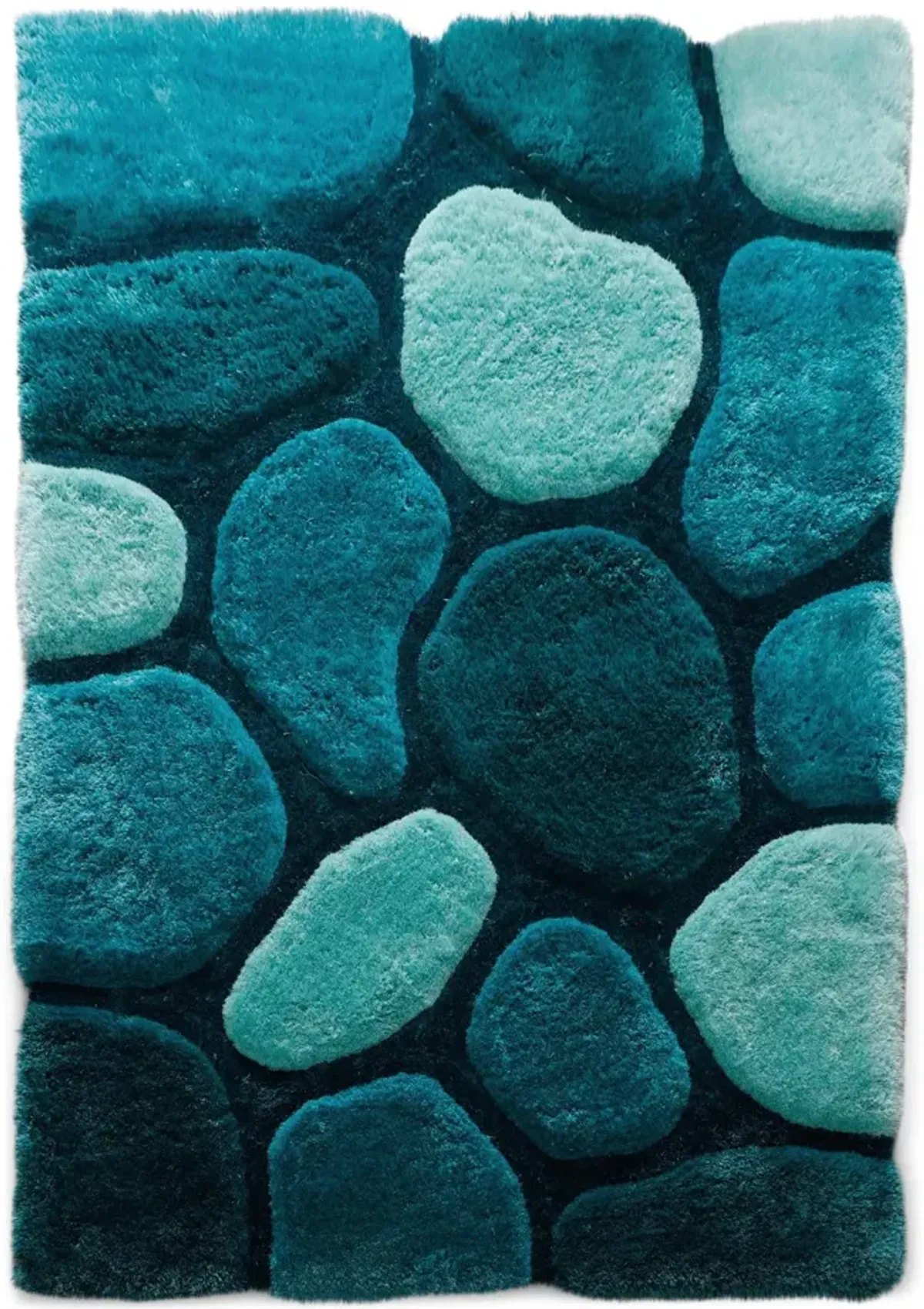 Mateos Emerald Green Shag Area Rug - 3 6  X 5 6 