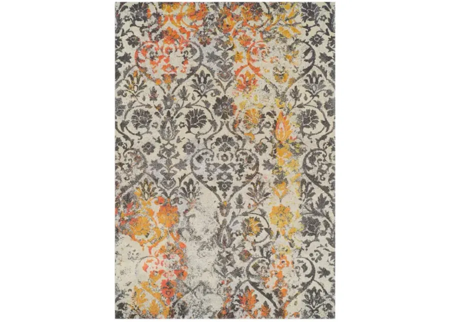 Modern Greys Citron Area Rug