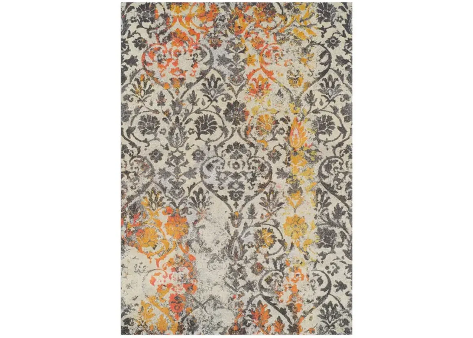 Modern Greys Citron Area Rug