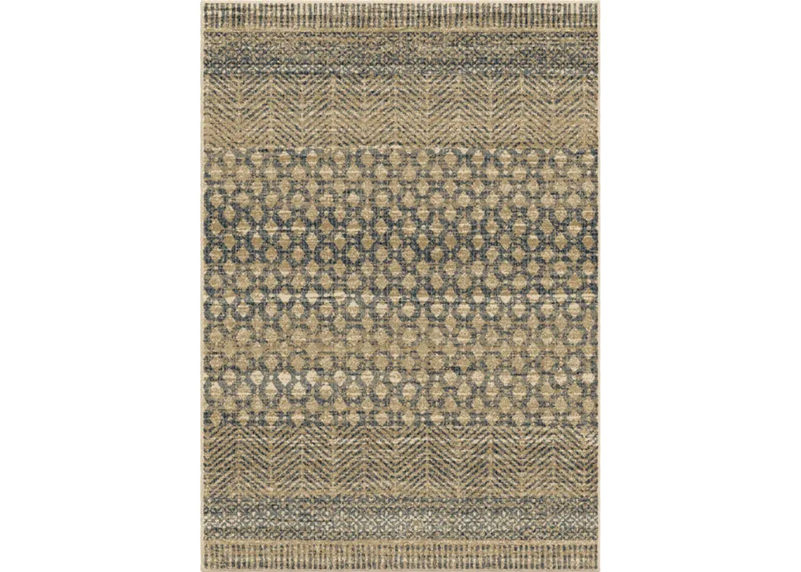 Adagio Arrowhead Light Blue Area Rug - 5 1  X 7 6 