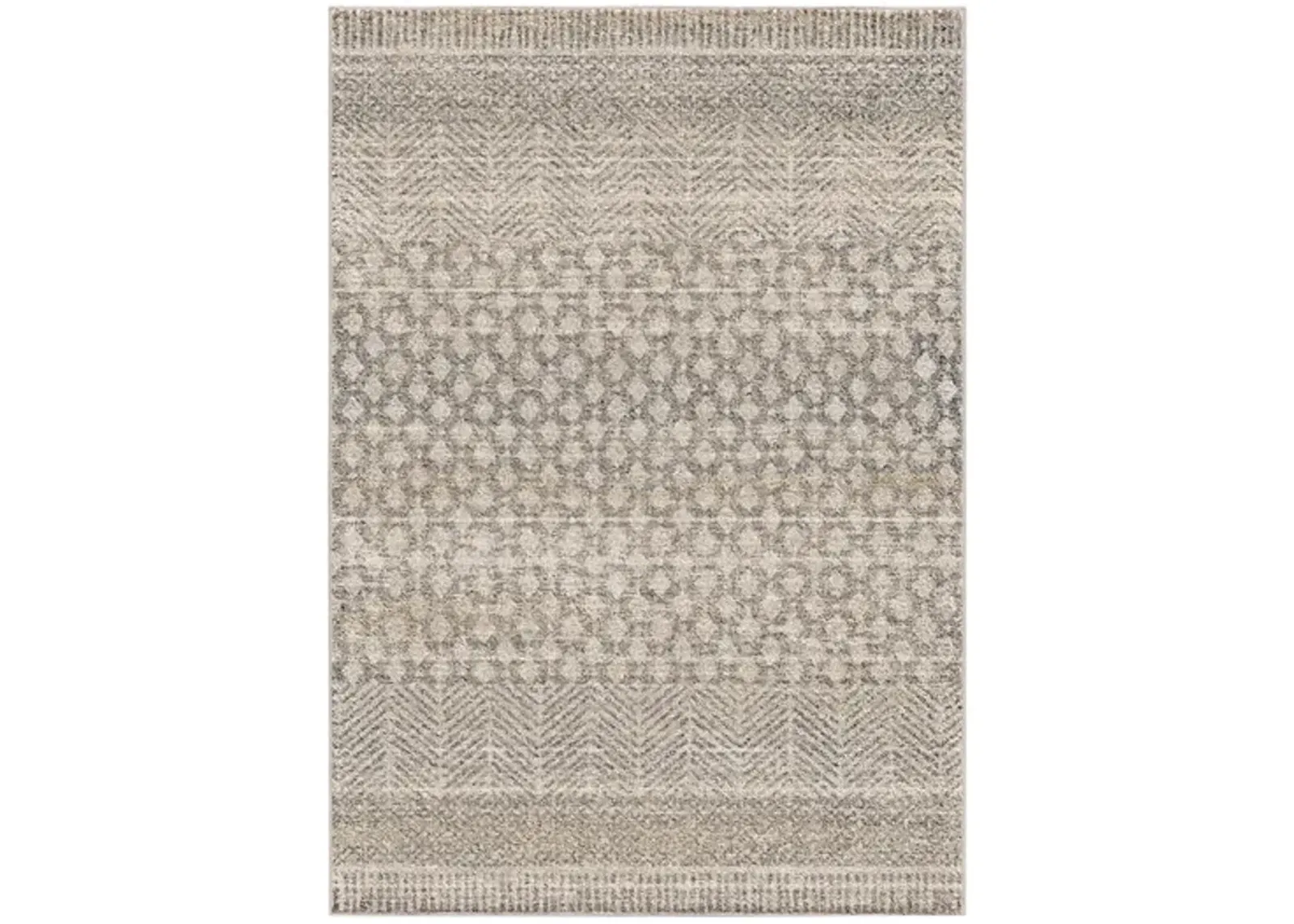 Adagio Arrowhead Silver Area Rug - 5 1  X 7 6 