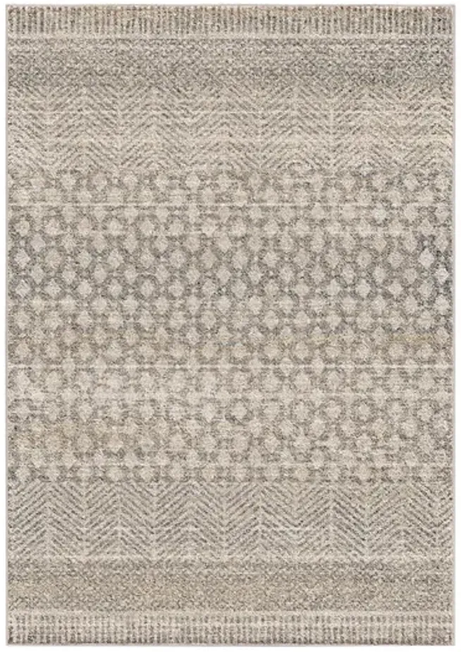 Adagio Arrowhead Silver Area Rug - 5 1  X 7 6 