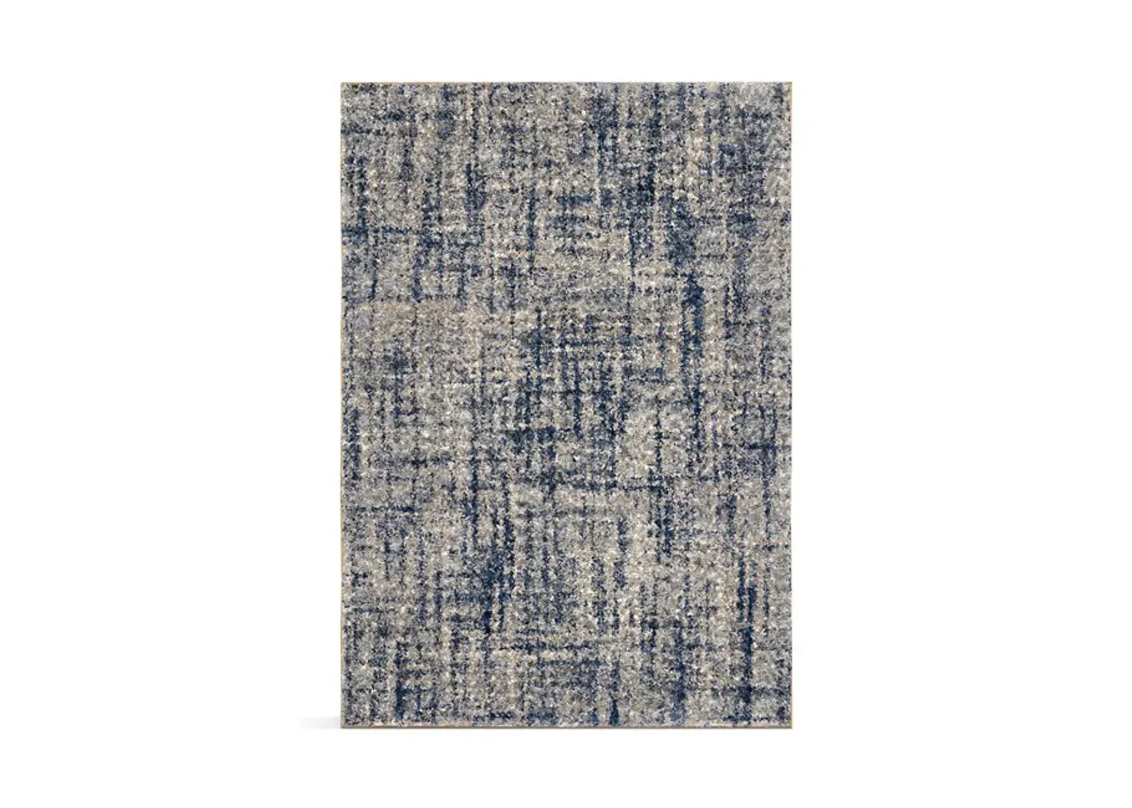 Cotton Tail Cross Thatch Grey Area Rug - 5 3  X 7 6 