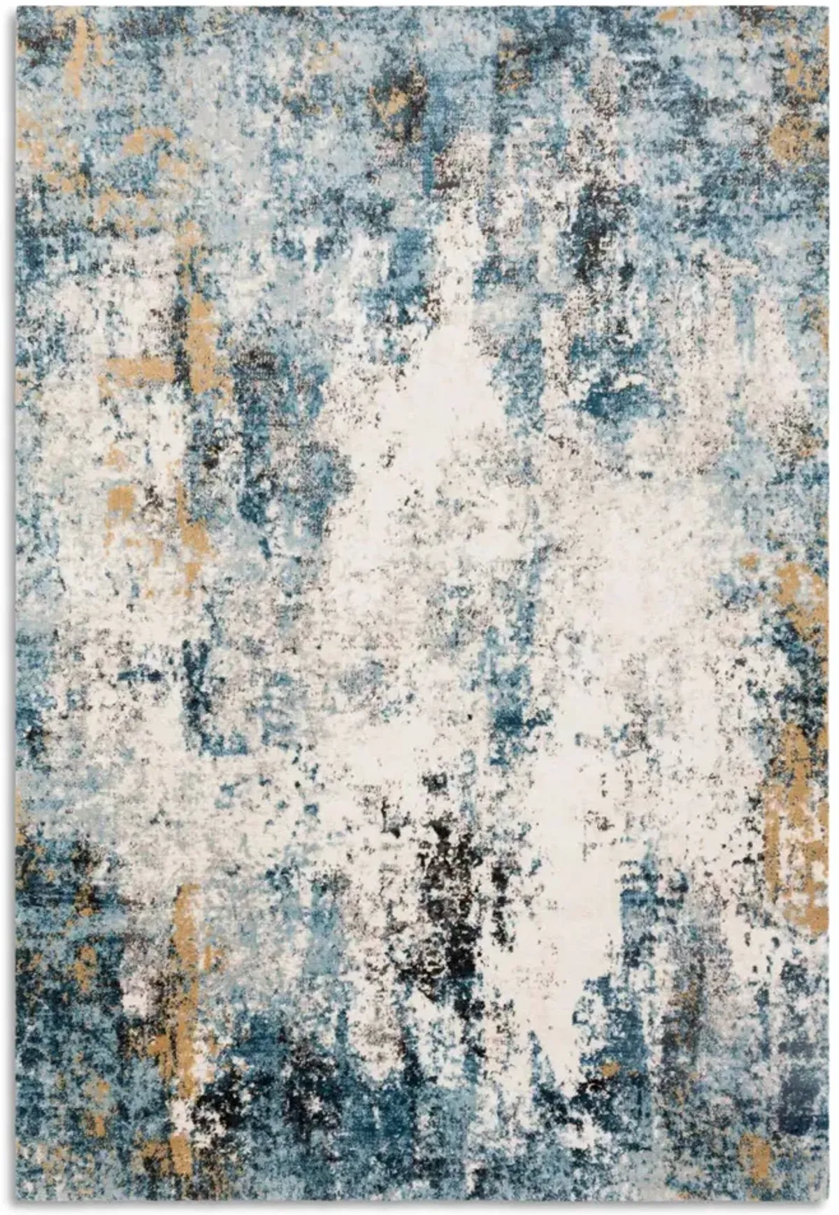 Alchemy Denim Ivory Area Rug - 5 3  X 7 6 