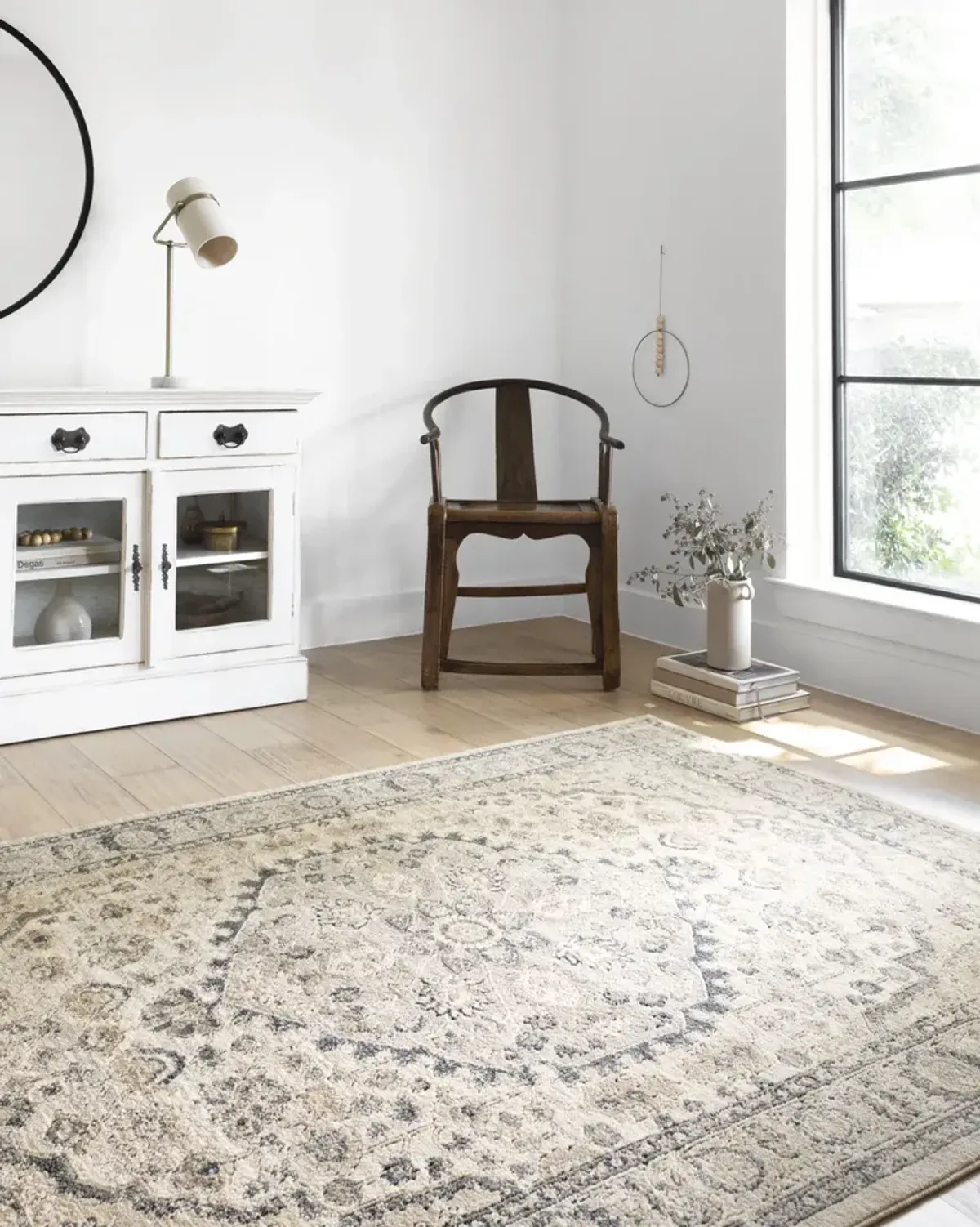 Teagan Natural Grey Area Rug