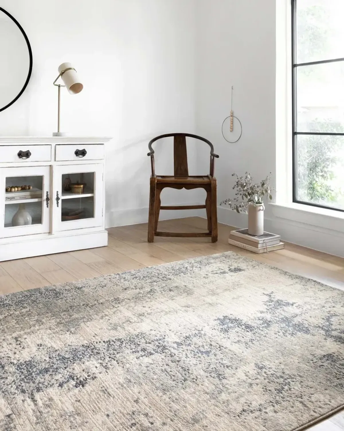 Teagan Natural Denim Area Rug