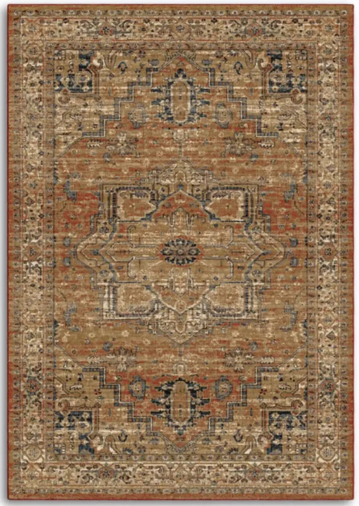 Aria Heriz Rust Area Rug