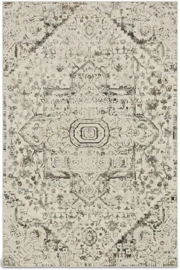 Cleopatra Ashburn Cream Area Rug - 5 3  X 8 0 