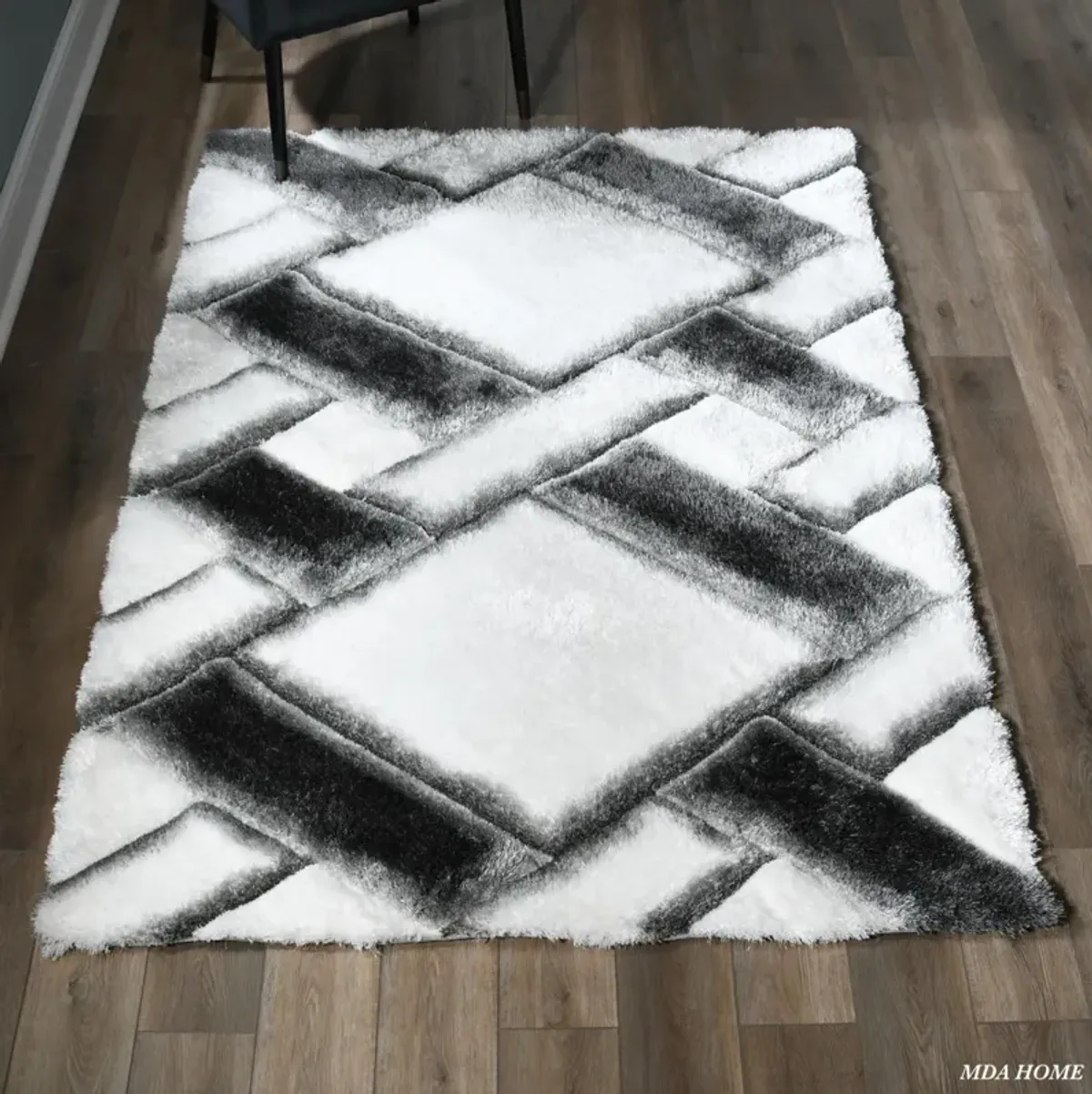 Mateos Grey White - 5 0  X 7 0  Area Rug