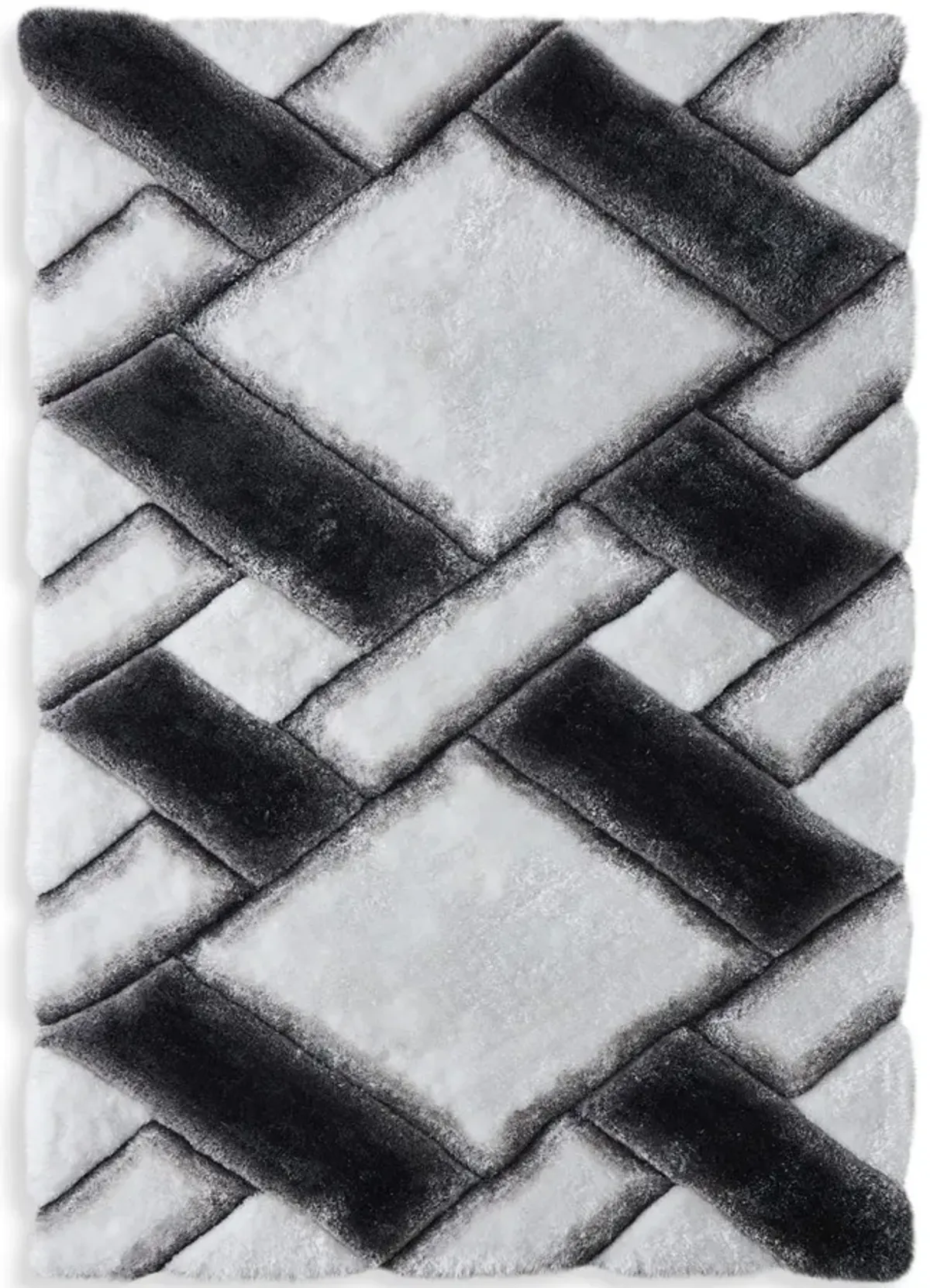 Mateos Grey White - 5 0  X 7 0  Area Rug