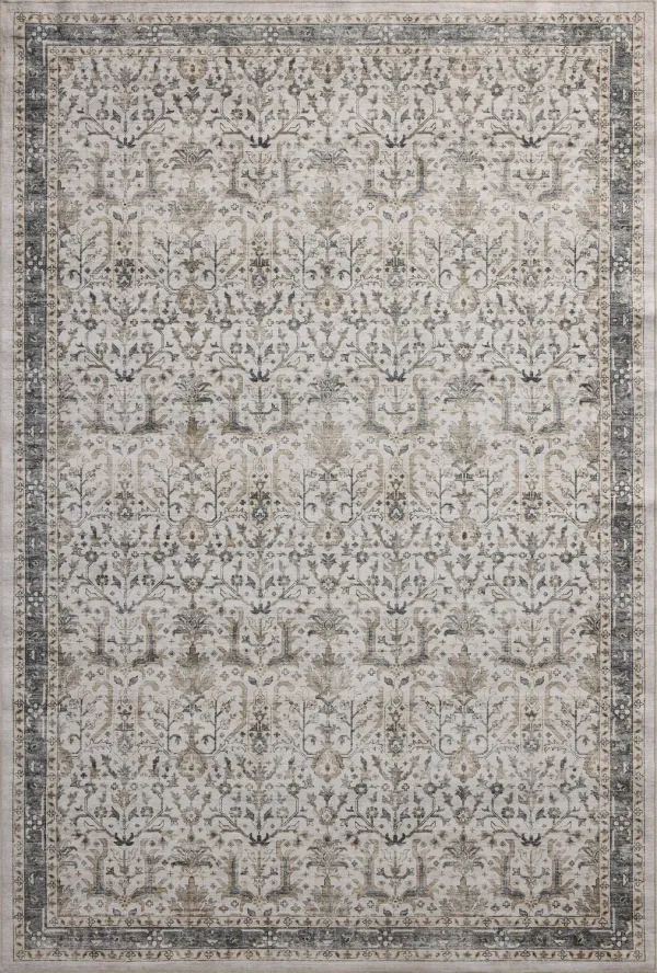 Aniston Ivory Stone Area Rug - 5 0  X 7 6 