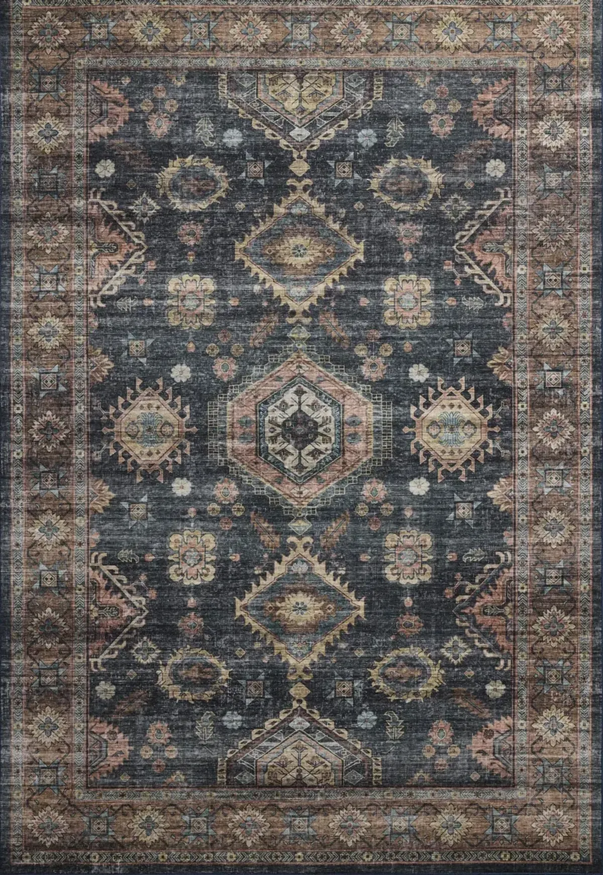 Aniston Denim Sunset Area Rug - 5 0  X 7 6 
