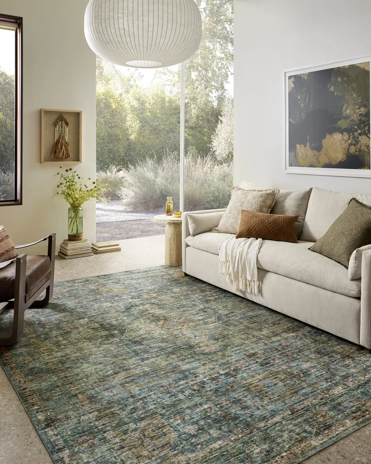 Aniston Lagoon Multi Area Rug - 5 0  X 7 6 