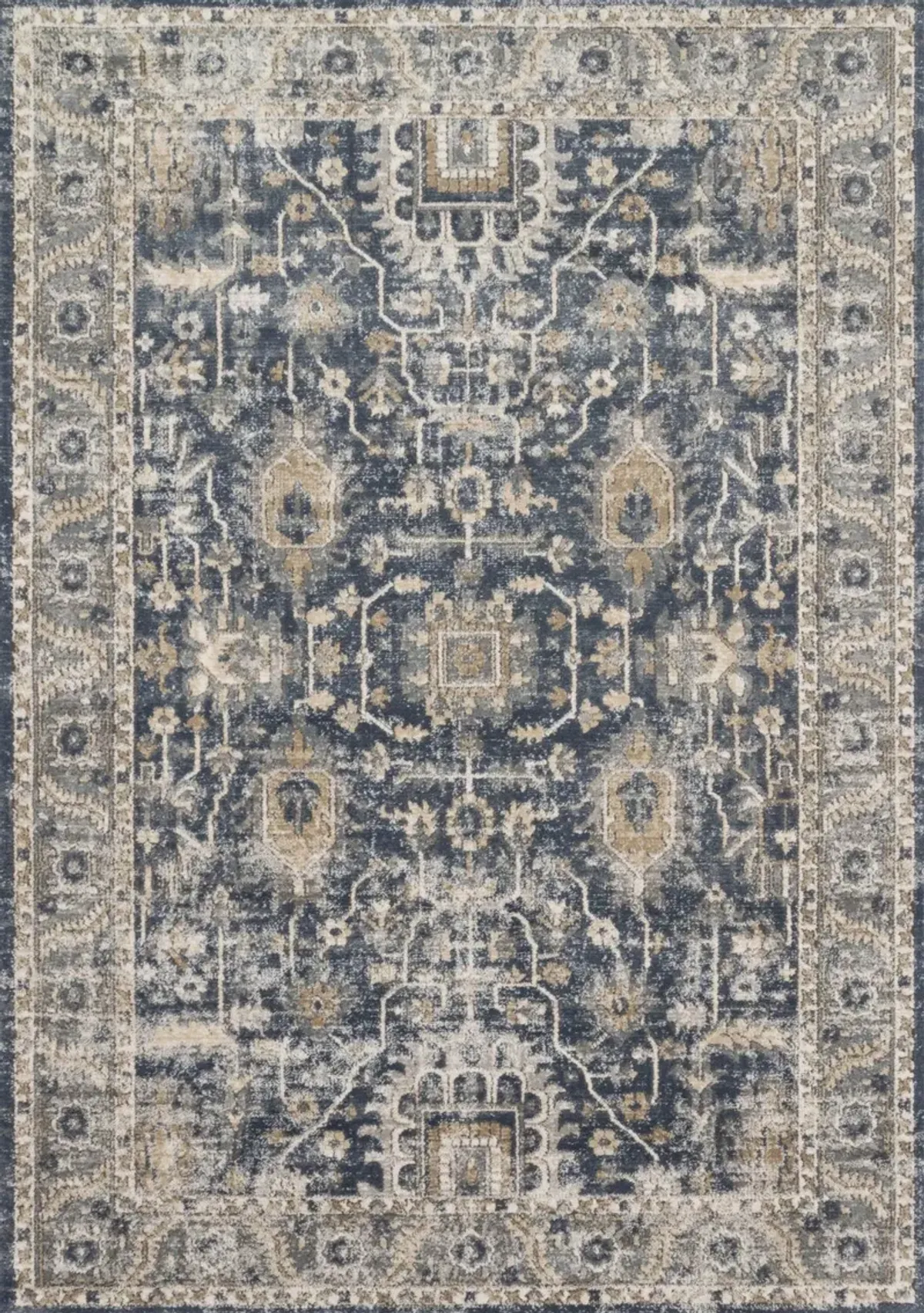 Teagan Denim Pebble Area Rug - 6 7  X 9 2 