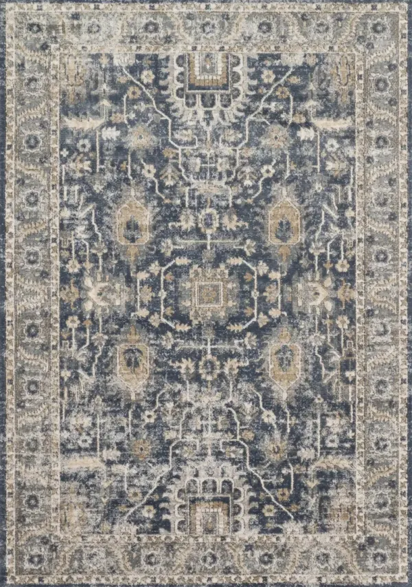 Teagan Denim Pebble Area Rug - 6 7  X 9 2 