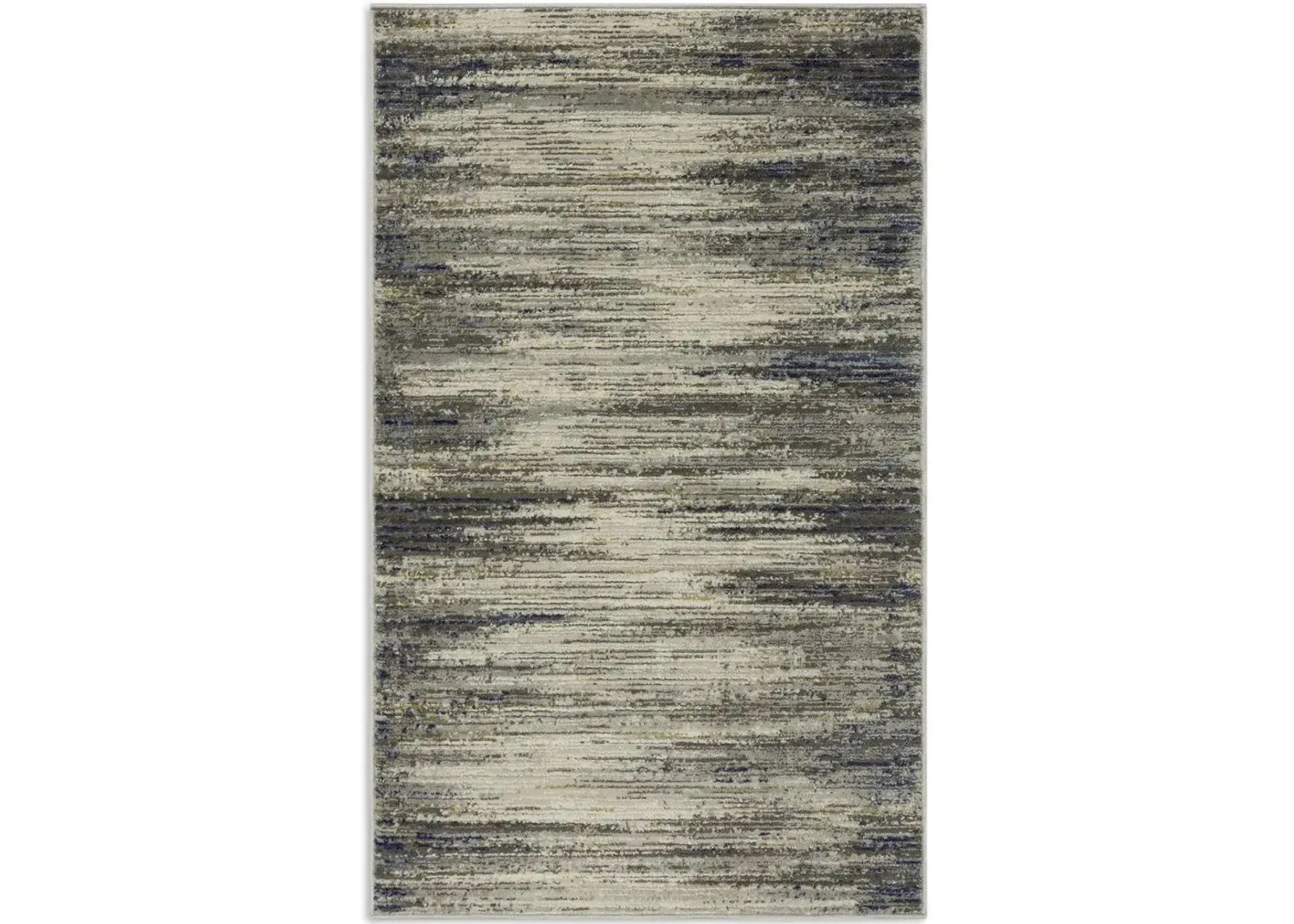 Cleopatra Bell Place Light Grey Area Rug - 3 11  X 6 0 