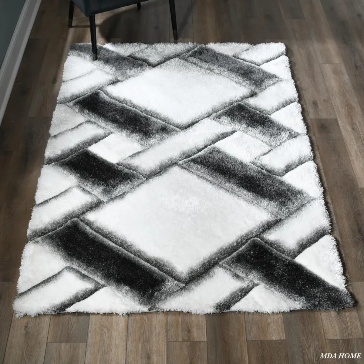 Mateos Grey White - 8 0  X 10 0  Area Rug