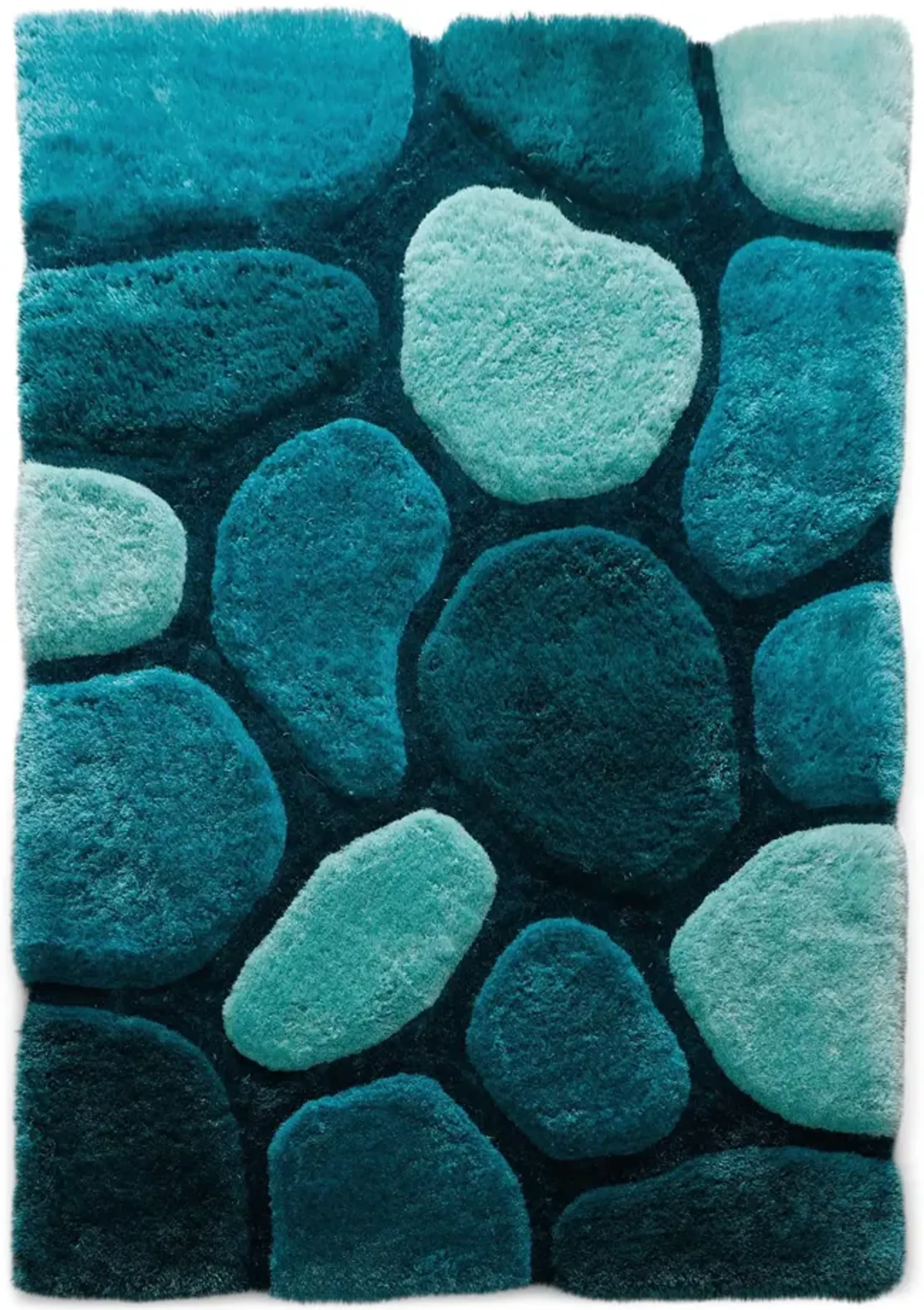 Mateos Emerald Green Shag Area Rug 8 0 X 10 0 Dock86 | Furniture.com