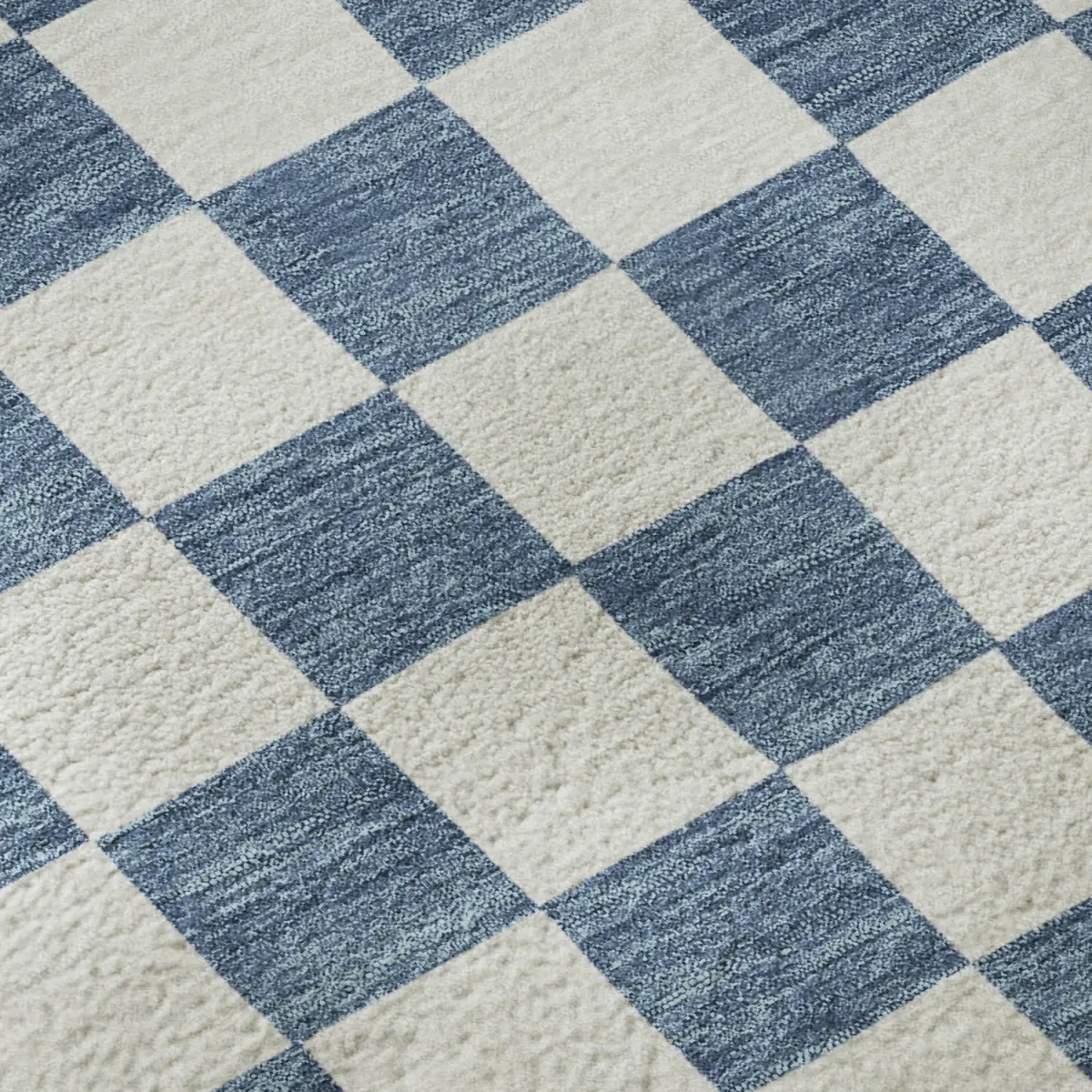 Checkmate Denim Area Rug - 8 0  X 10 0 