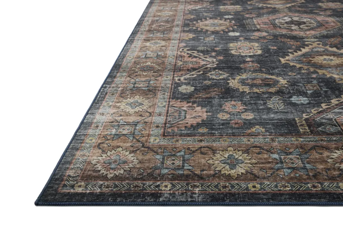 Aniston Denim Sunset Area Rug - 7 6  X 9 6 