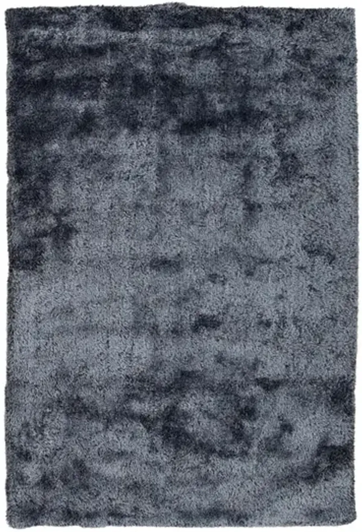 Rover Steel Blue Shag Area Rug - 5 6  X 8 6 