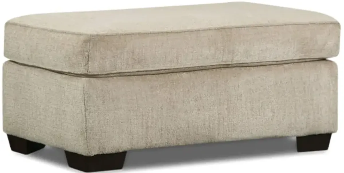 Cecil Cocktail Ottoman - Fawn