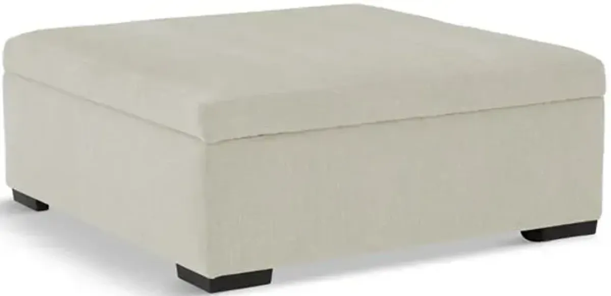 Theo Ottoman - Cream