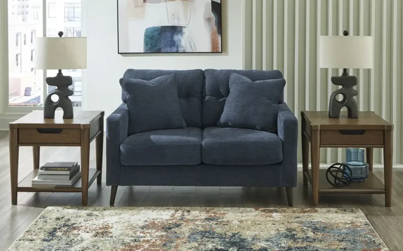 Trudy Loveseat - Navy