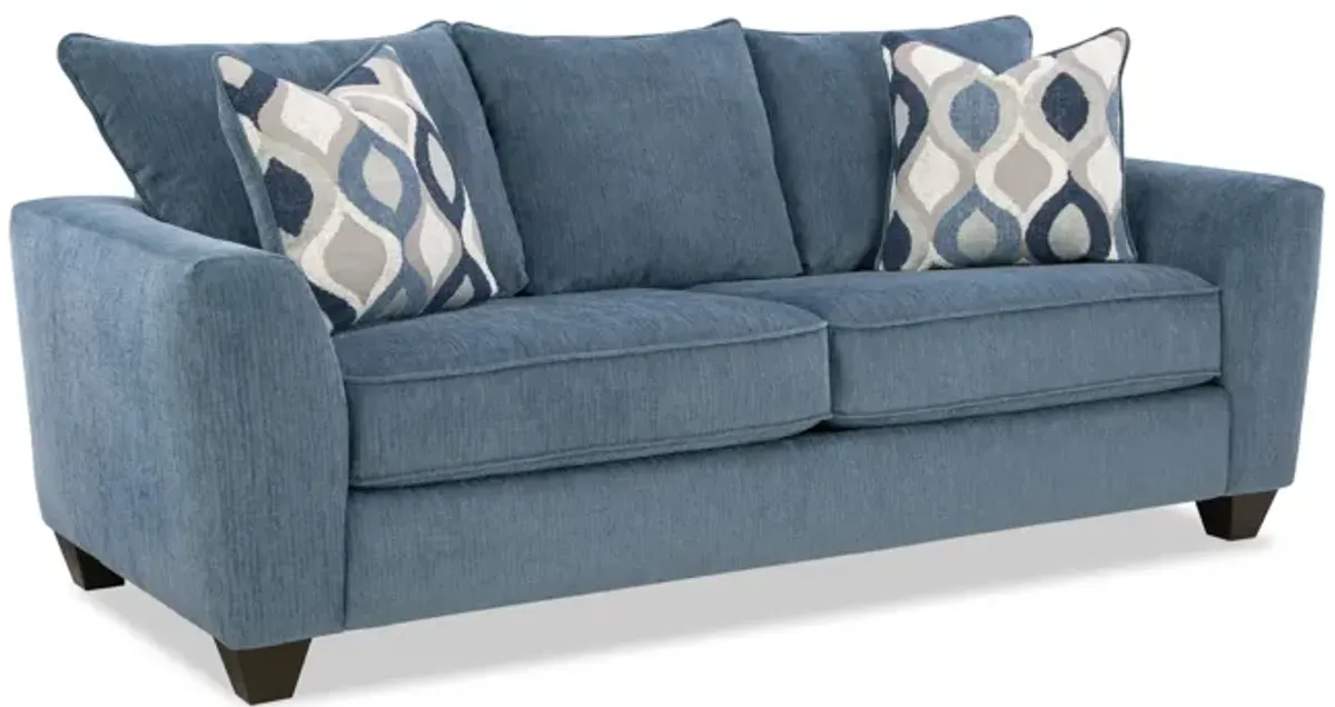 Monroe Queen Sleeper Sofa - Blue