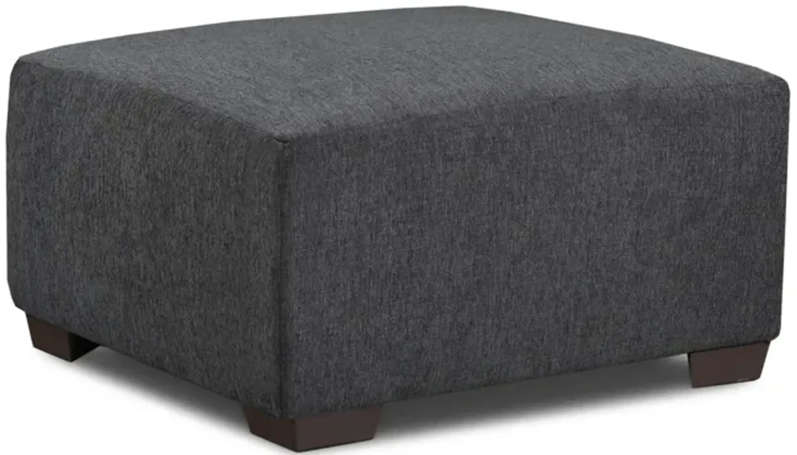 Crew Ottoman - Charcoal