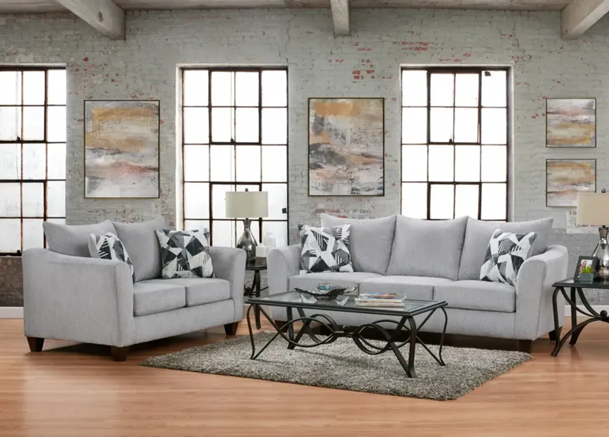 Davy Sofa - Silver