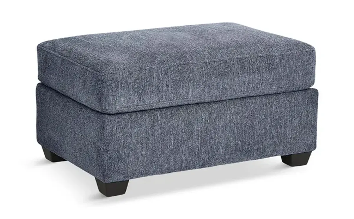 Corbin Ottoman - Navy