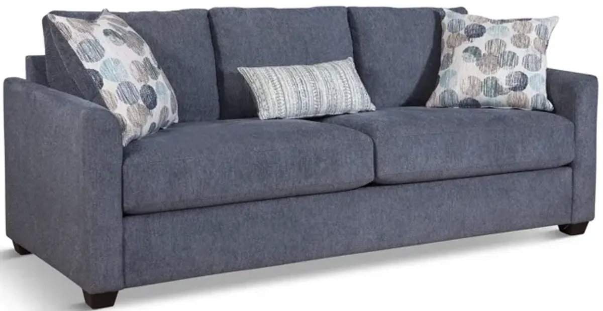 Corbin Queen Sleeper Sofa - Navy