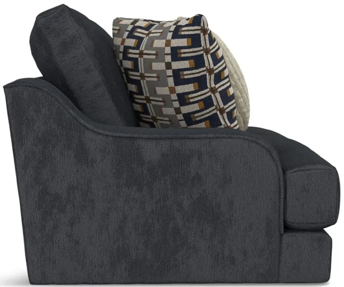 Dion Loveseat -Sapphire