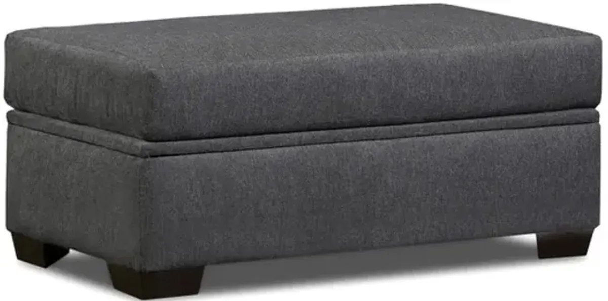 Crew Storage Ottoman - Charcoal