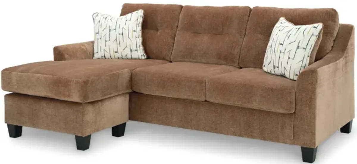 Cora Sofa with Reversible Chaise - Clay