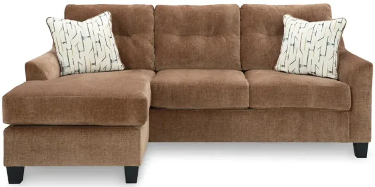 Cora Sofa with Reversible Chaise - Clay