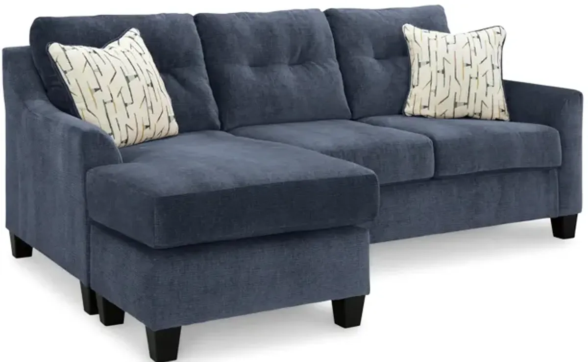 Cora Sofa with Reversible Chaise - Ink