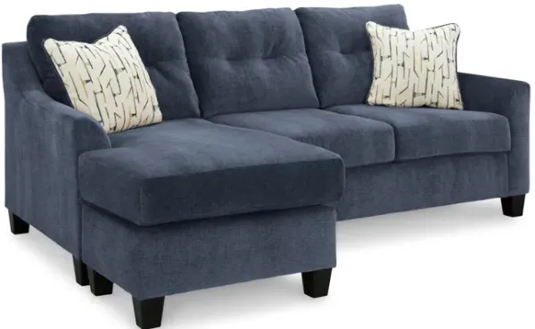 Cora Sofa with Reversible Chaise - Ink