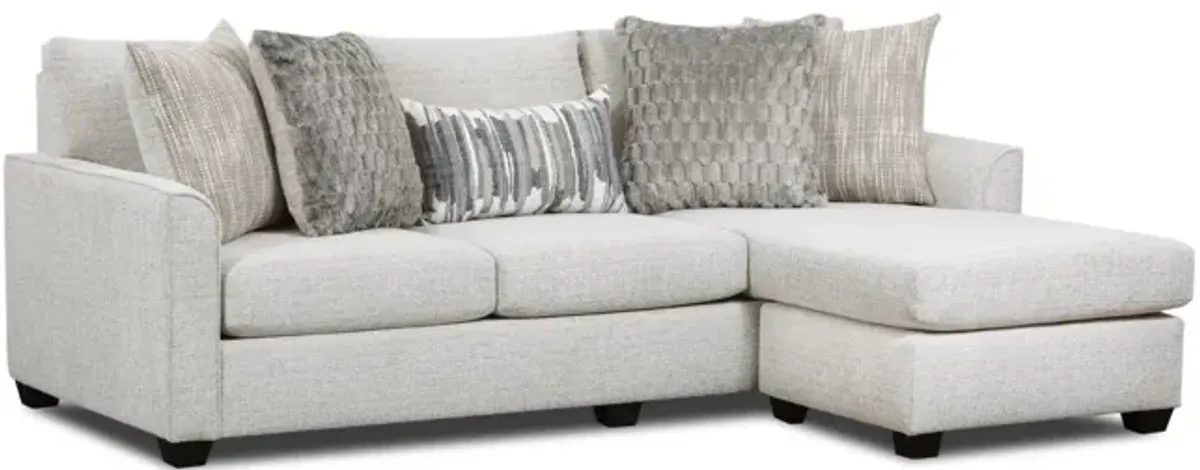 Sadie Sofa with Chaise - Cream