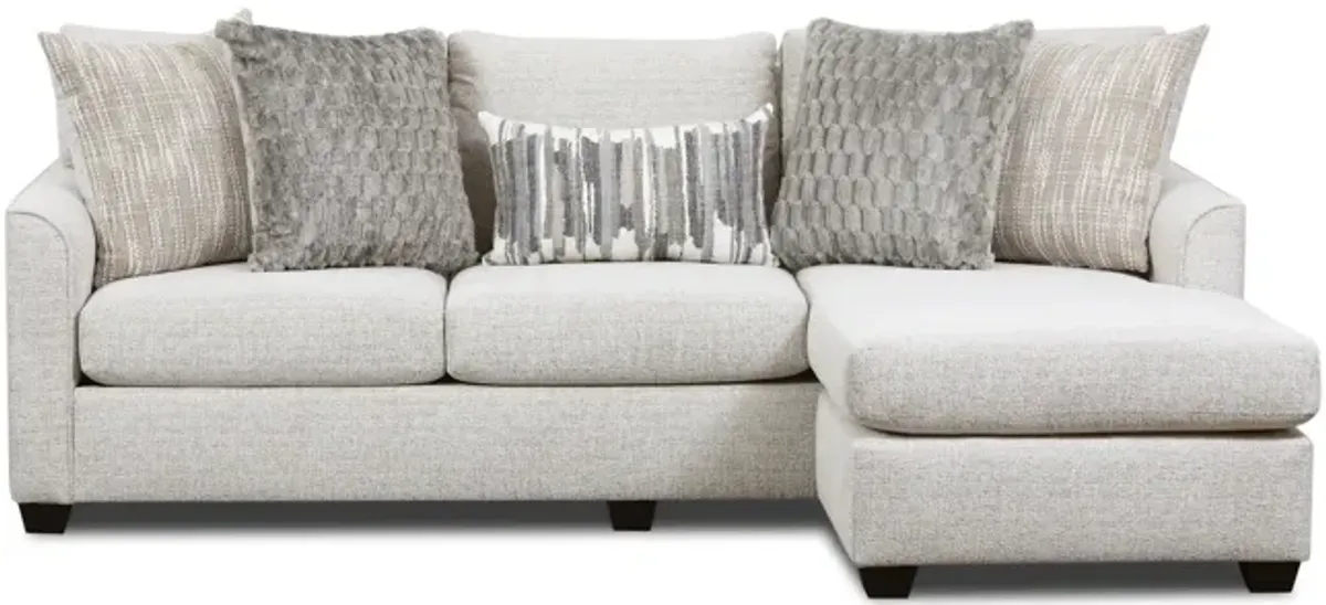 Sadie Sofa with Chaise - Cream
