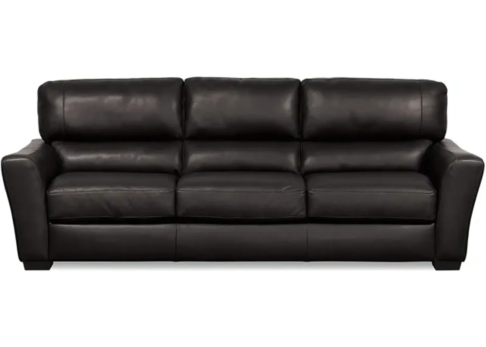 Koda Leather Sofa - Raven